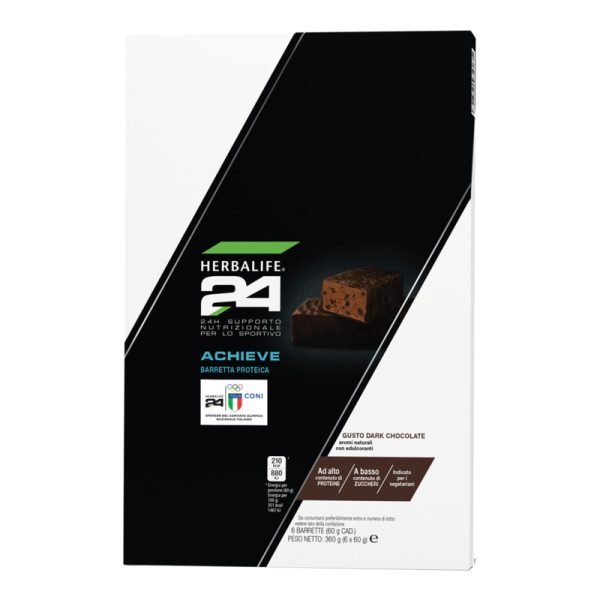 150K Barrette proteiche H24 Achieve Gusto Dark choccolate